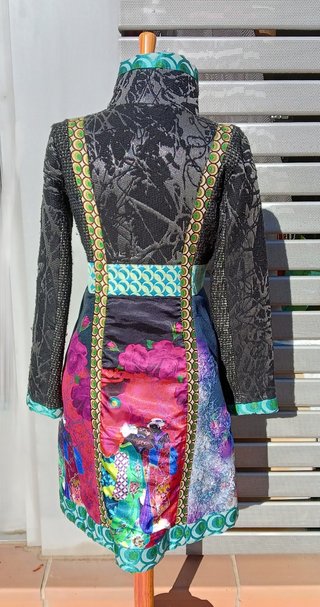 Abrigo Desigual precioso rebajado