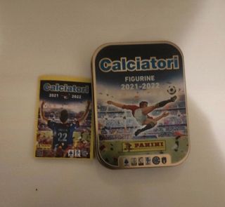 calciatori panini tin box con calendario..serie a.