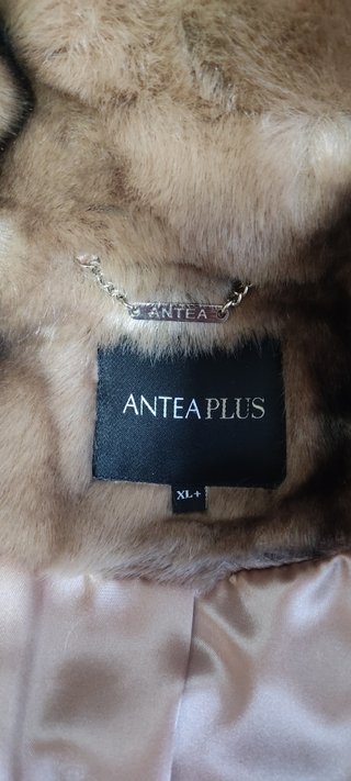 Abrigo de peluche talla grande