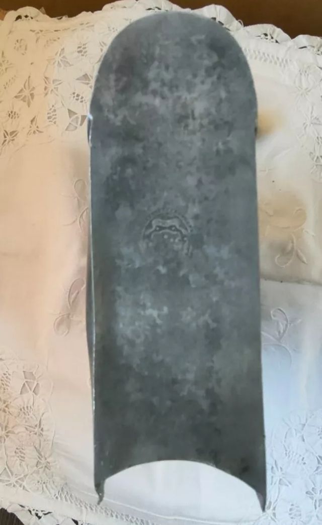 Antico flacone peltro sec XIX