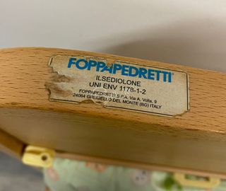 Seggiolone in legno Foppapedretti Il Sediolone