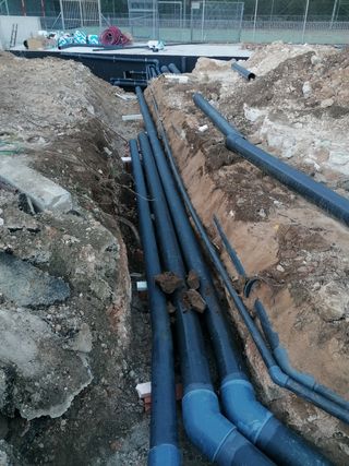 Limpieza de parcelas y excavaciones.