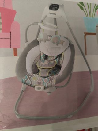 Columpio bebe música movimiento y vibración