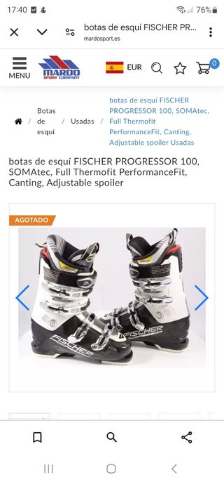 Botas esquí Fischer