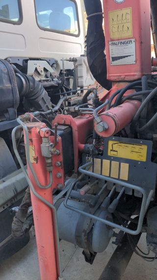 Camion Volvo fl6 grúa pluma basculante