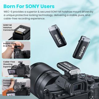 Godox WEC-S Kit2 Lavalier para cámaras Sony NUEVO