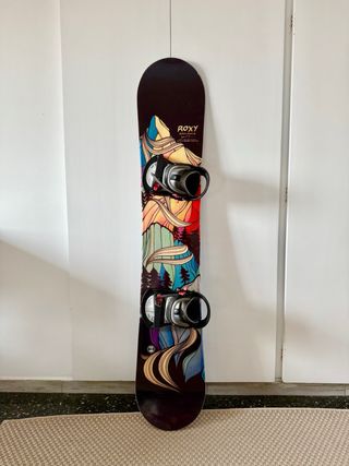 Snowbord Roxy/ Salomon botas