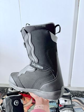 Snowbord Roxy/ Salomon botas