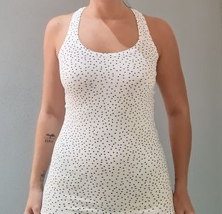 Camiseta nadadora lunares