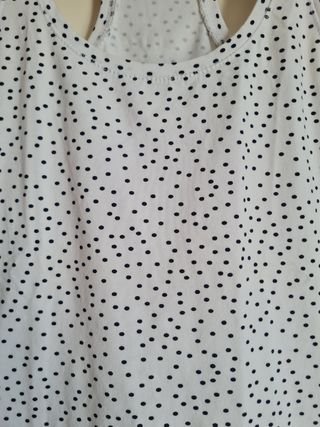 Camiseta nadadora lunares