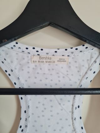 Camiseta nadadora lunares