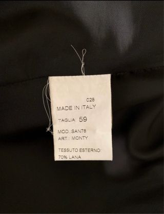 Cappotto invernale di lana