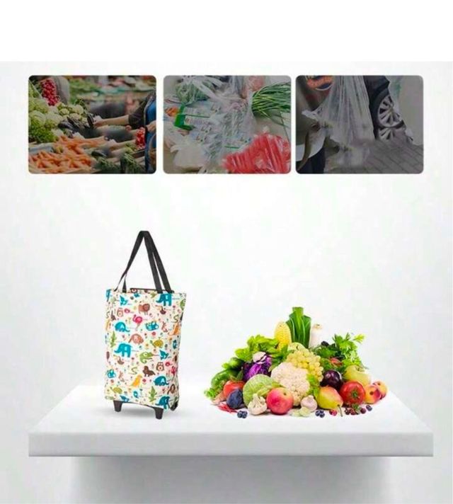 Carrito de Compra Portátil Plegable