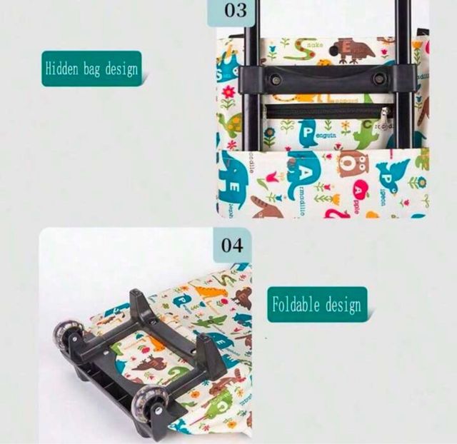 Carrito de Compra Portátil Plegable