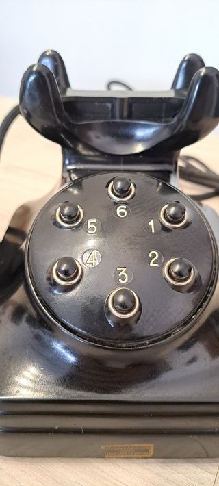 Teléfonos de sobremesa de baquelita