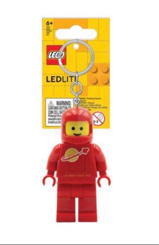Lego Linterna llavero Astronauta Rojo