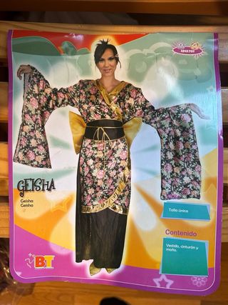 Disfraz china japonesa mujer