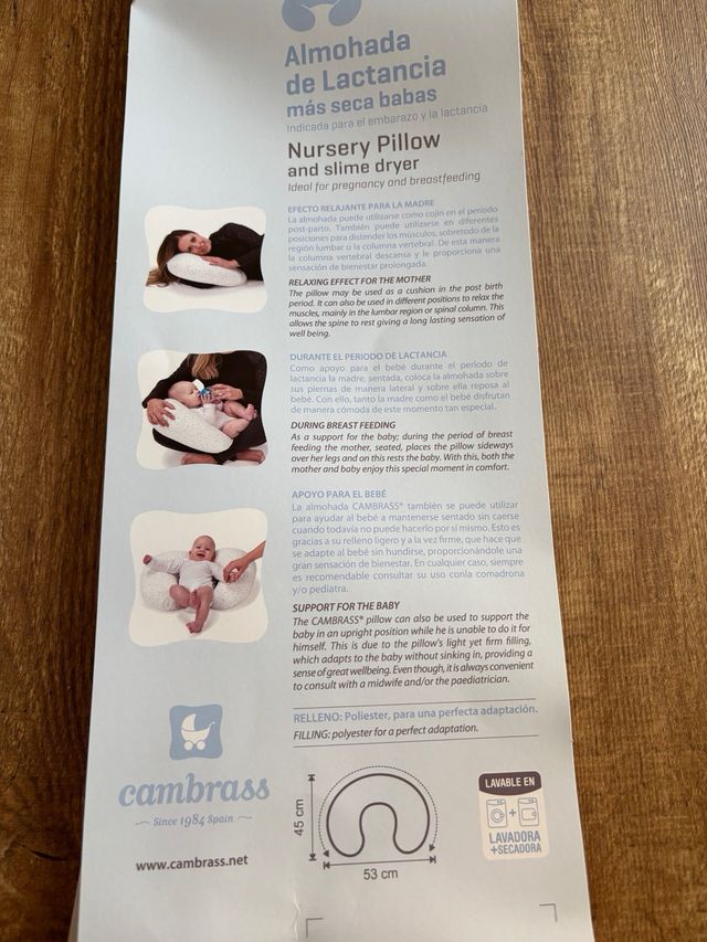 Cojín de Lactancia Cambrass
