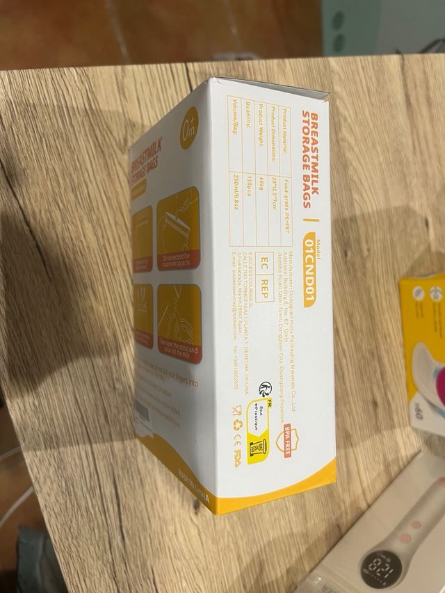 BURNNOVE Bolsas Leche Materna