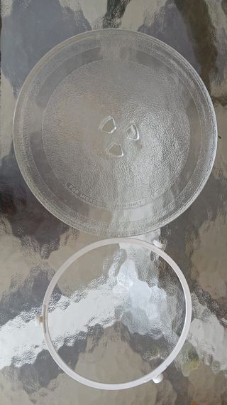 Plato microondas con guía - 24.5cm