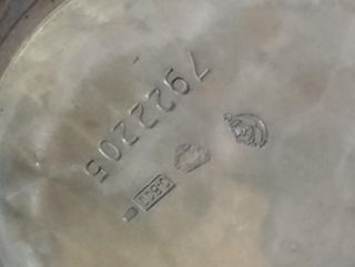 Antico orologio da tasca Omega in argento funziona