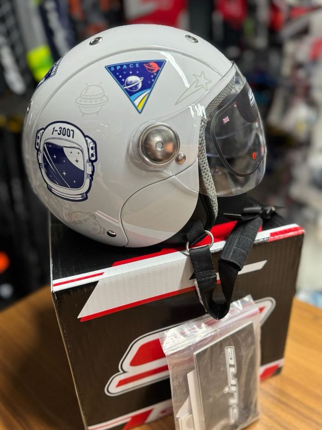 casco jet da bambino Sline space