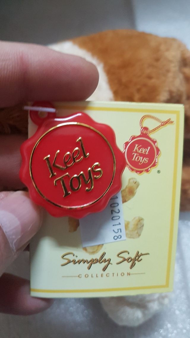 Perrito de peluche Bulldog 30cm