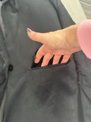 Blazer raso de zara. XS. Regalo top