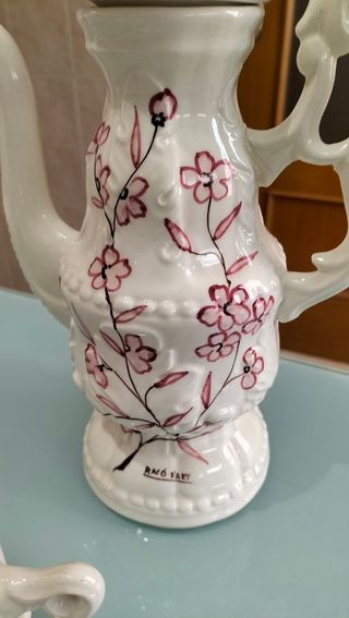 Juego de té floral