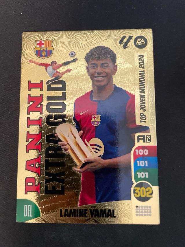 Lamine Yamal Panini Extra Gold