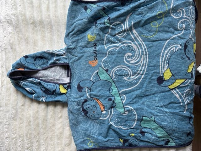 Poncho piscina niño