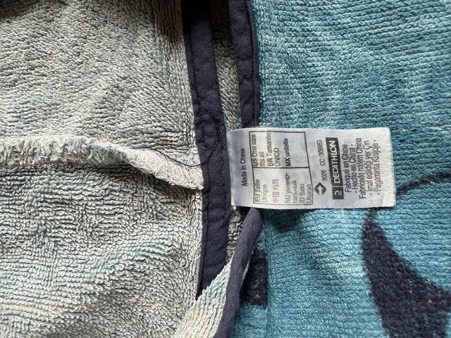 Poncho piscina niño