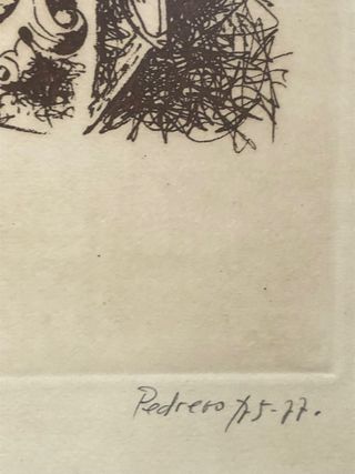 Grabados cuadro Antonio Pedrero arte pintor zamora