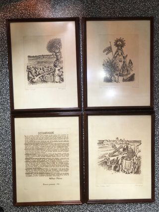 Grabados cuadro Antonio Pedrero arte pintor zamora