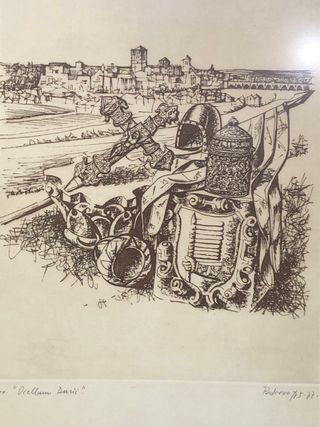 Grabados cuadro Antonio Pedrero arte pintor zamora
