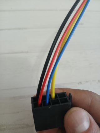 Cabo Rádio Carro ISO 8+4 Pinos Car Conector