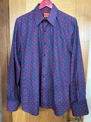 Camisas estampadas manga larga