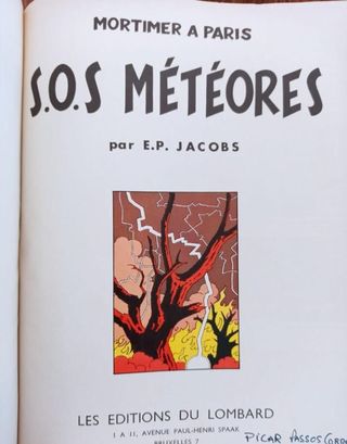 BLAKE ET MORTIMER SOS MÉTÉORES 1959 E.P. JACOBS