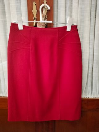 Falda roja