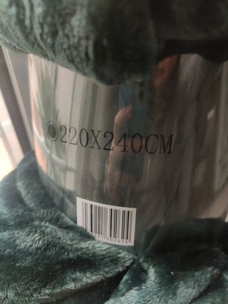 Manta felpa terciopelo cama y sofá