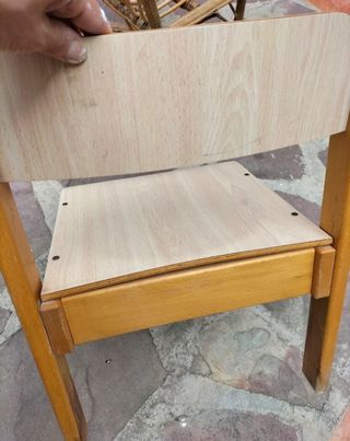 Silla madera niños