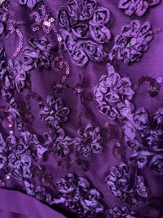Vestido fiesta morado