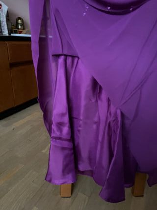 Vestido fiesta morado