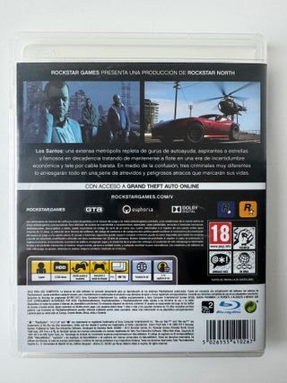 GTA V PS3 - Completo y en Buen Estado