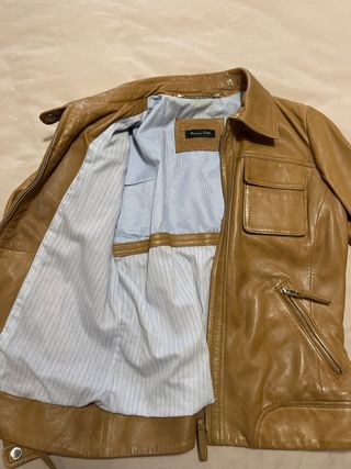 Cazadora Mujer Piel Massimo Dutti 