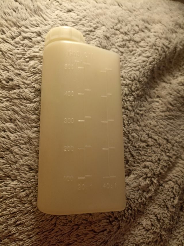 Bote mezclador combustible