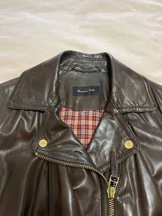 Chaqueta Mujer piel Massimo Dutti