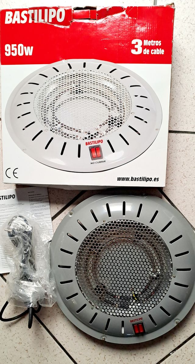 Brasero electrico Bastilipo casi nuevo 450/500/950