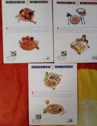 3 LIBROS DE COCINA COMO NUEVOS