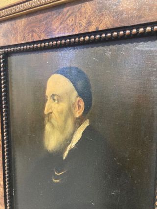 Antiguo cuadro pintado